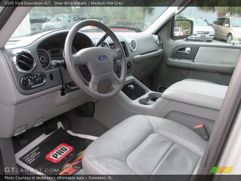 Silver Birch Metallic / Medium Flint Grey 2005 Ford Expedition XLT