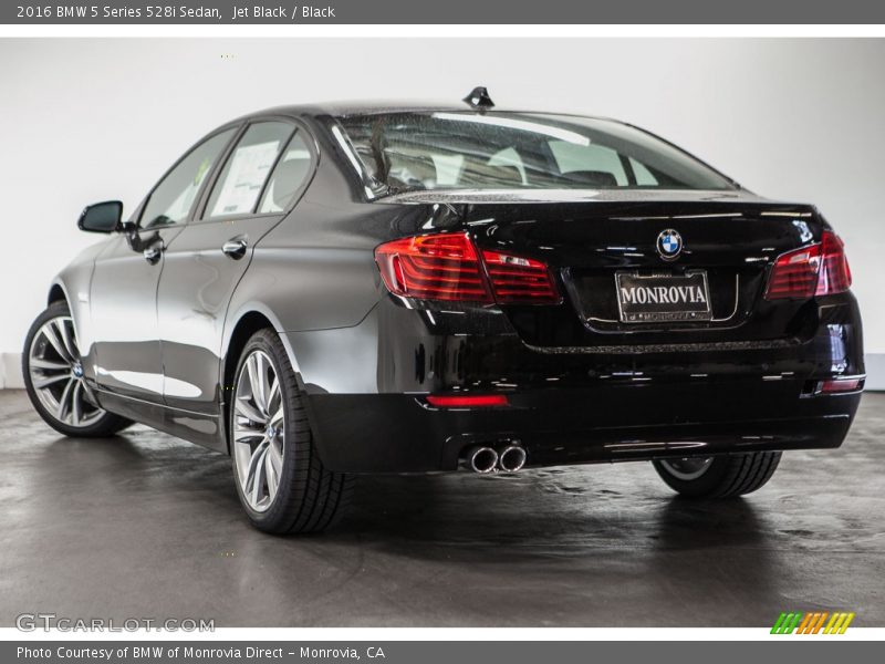 Jet Black / Black 2016 BMW 5 Series 528i Sedan