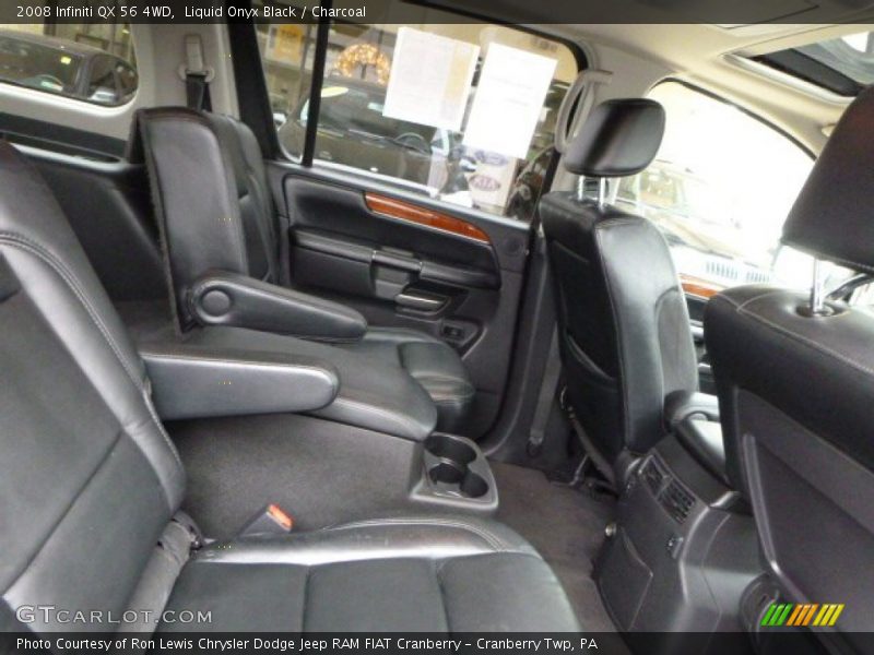 Liquid Onyx Black / Charcoal 2008 Infiniti QX 56 4WD