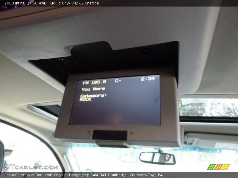 Liquid Onyx Black / Charcoal 2008 Infiniti QX 56 4WD