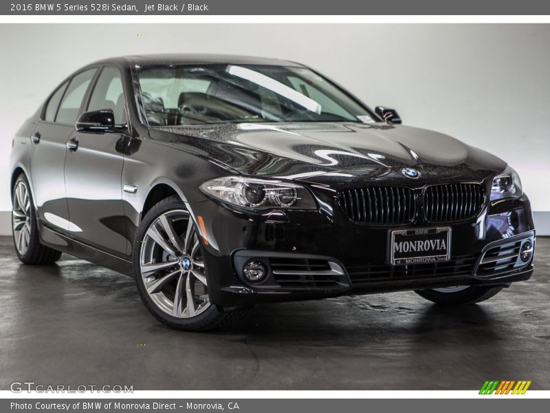 Jet Black / Black 2016 BMW 5 Series 528i Sedan