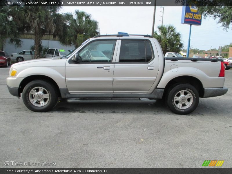 Silver Birch Metallic / Medium Dark Flint/Dark Flint 2004 Ford Explorer Sport Trac XLT