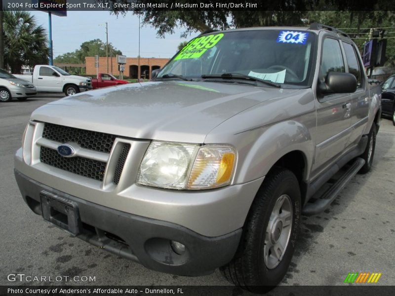 Silver Birch Metallic / Medium Dark Flint/Dark Flint 2004 Ford Explorer Sport Trac XLT