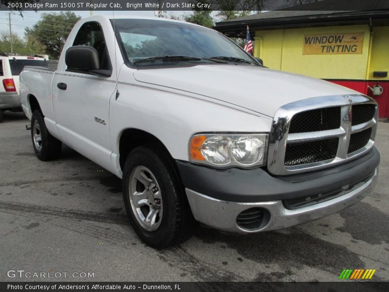 Bright White / Dark Slate Gray 2003 Dodge Ram 1500 ST Regular Cab