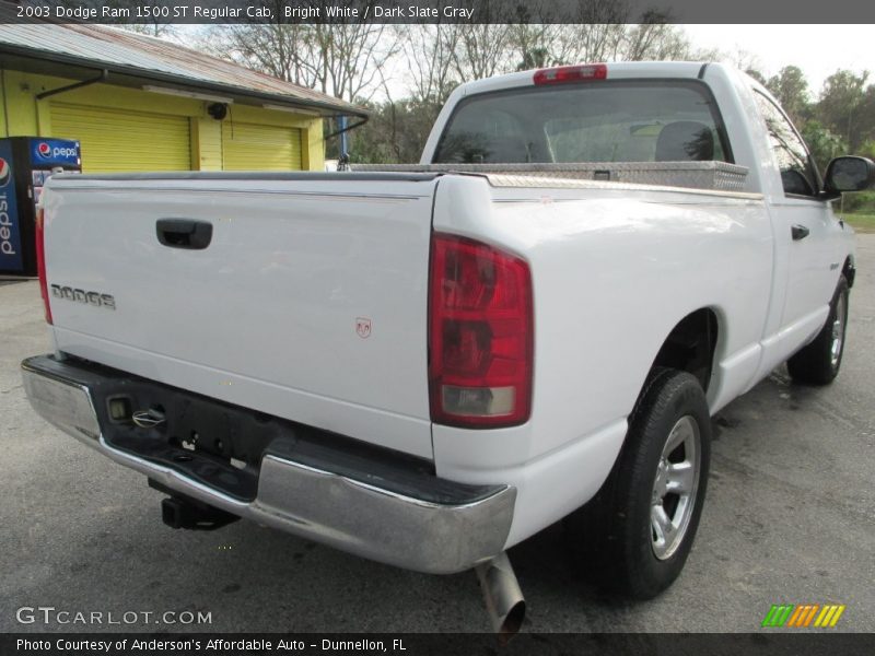 Bright White / Dark Slate Gray 2003 Dodge Ram 1500 ST Regular Cab
