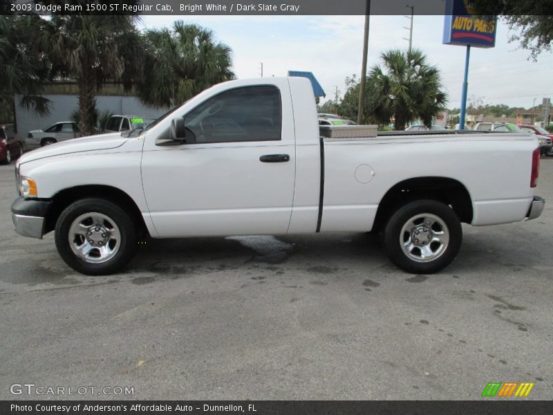 Bright White / Dark Slate Gray 2003 Dodge Ram 1500 ST Regular Cab