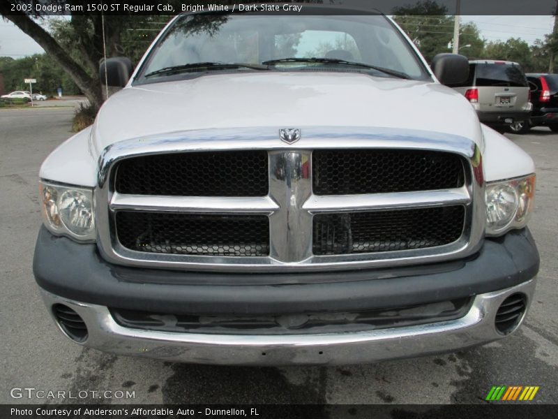 Bright White / Dark Slate Gray 2003 Dodge Ram 1500 ST Regular Cab
