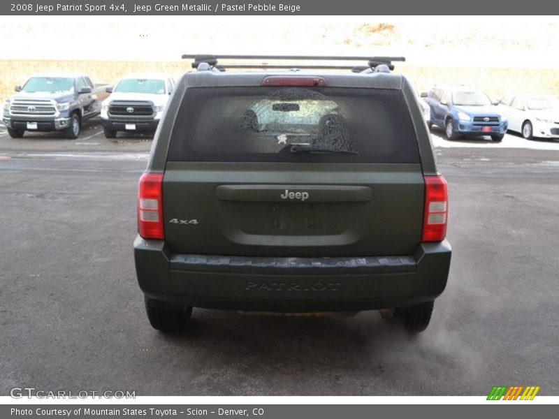 Jeep Green Metallic / Pastel Pebble Beige 2008 Jeep Patriot Sport 4x4