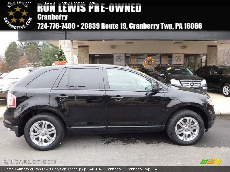 Black / Charcoal Black 2007 Ford Edge SEL Plus AWD