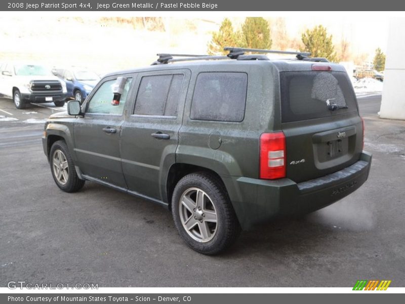 Jeep Green Metallic / Pastel Pebble Beige 2008 Jeep Patriot Sport 4x4