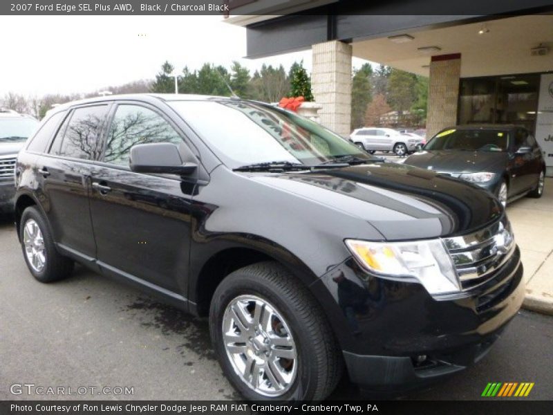 Black / Charcoal Black 2007 Ford Edge SEL Plus AWD