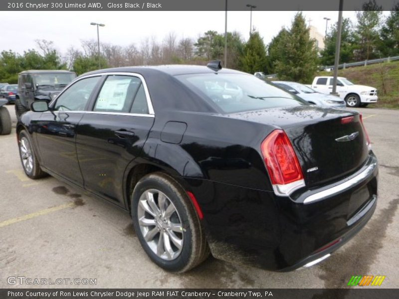 Gloss Black / Black 2016 Chrysler 300 Limited AWD