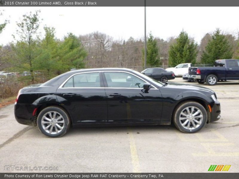 Gloss Black / Black 2016 Chrysler 300 Limited AWD