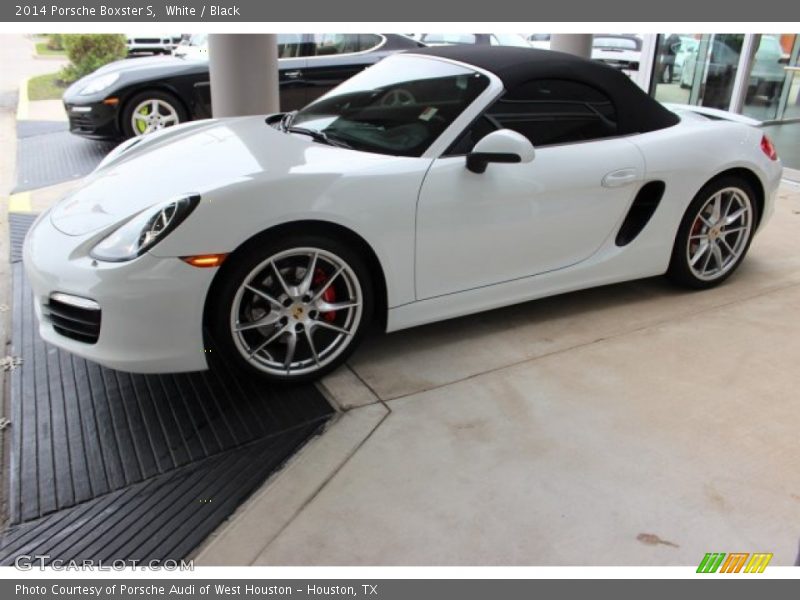 White / Black 2014 Porsche Boxster S