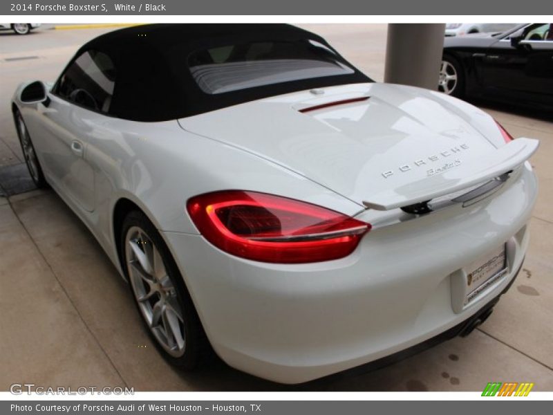 White / Black 2014 Porsche Boxster S