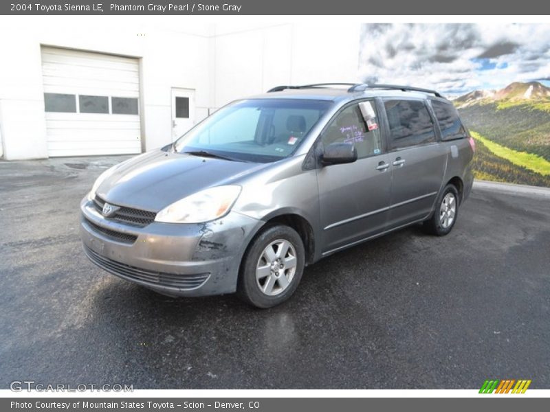 Phantom Gray Pearl / Stone Gray 2004 Toyota Sienna LE