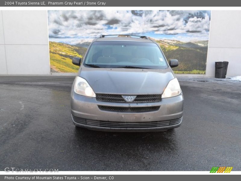 Phantom Gray Pearl / Stone Gray 2004 Toyota Sienna LE