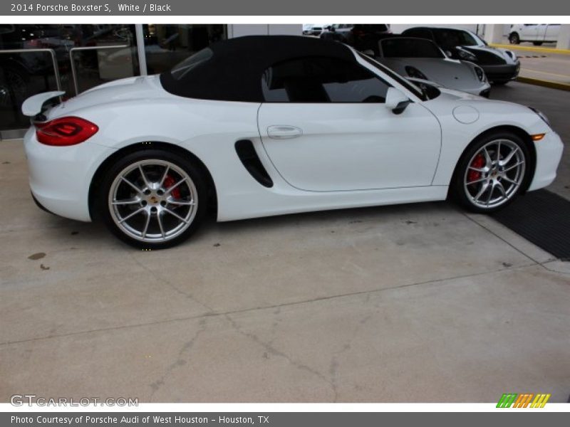 White / Black 2014 Porsche Boxster S