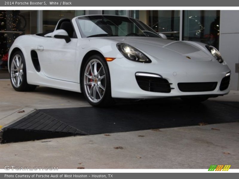 White / Black 2014 Porsche Boxster S