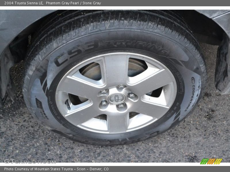 Phantom Gray Pearl / Stone Gray 2004 Toyota Sienna LE