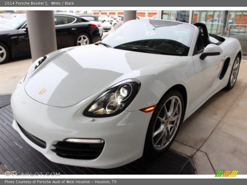 White / Black 2014 Porsche Boxster S