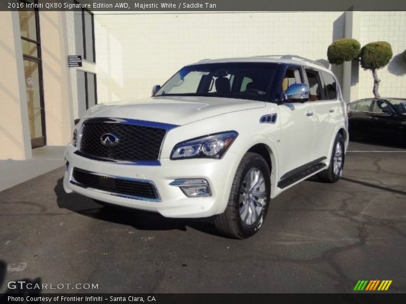 Front 3/4 View of 2016 QX80 Signature Edition AWD