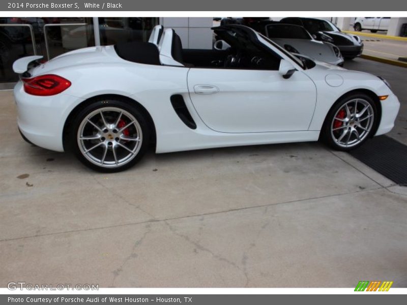 White / Black 2014 Porsche Boxster S