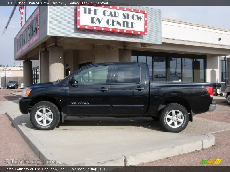 Galaxy Black / Charcoal 2010 Nissan Titan SE Crew Cab 4x4