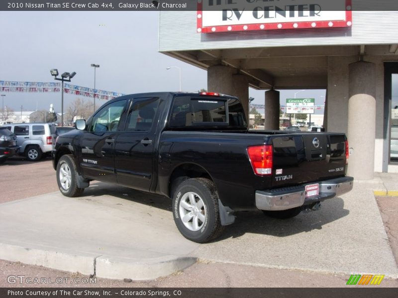 Galaxy Black / Charcoal 2010 Nissan Titan SE Crew Cab 4x4