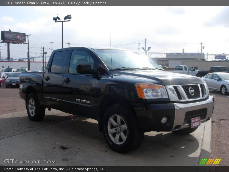 Galaxy Black / Charcoal 2010 Nissan Titan SE Crew Cab 4x4