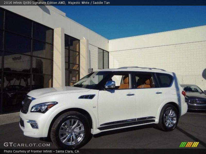  2016 QX80 Signature Edition AWD Majestic White