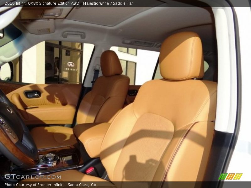 Front Seat of 2016 QX80 Signature Edition AWD