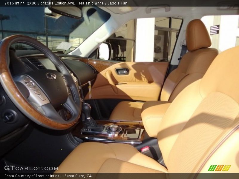 Front Seat of 2016 QX80 Signature Edition AWD