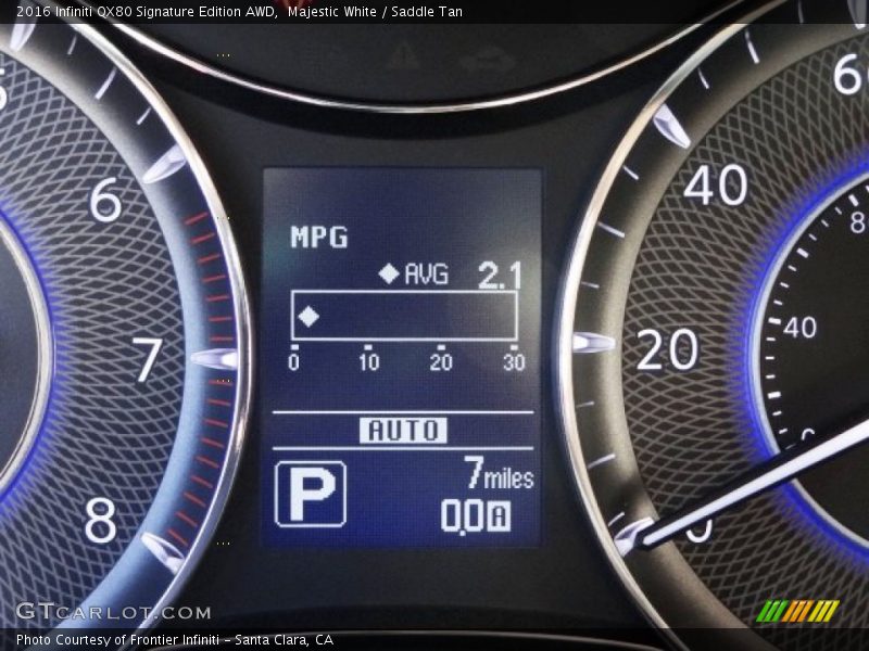 Majestic White / Saddle Tan 2016 Infiniti QX80 Signature Edition AWD