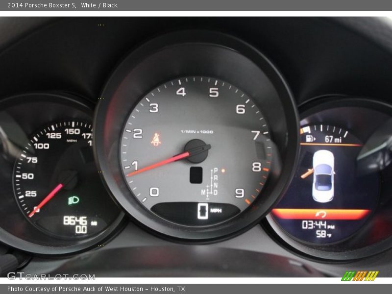 White / Black 2014 Porsche Boxster S