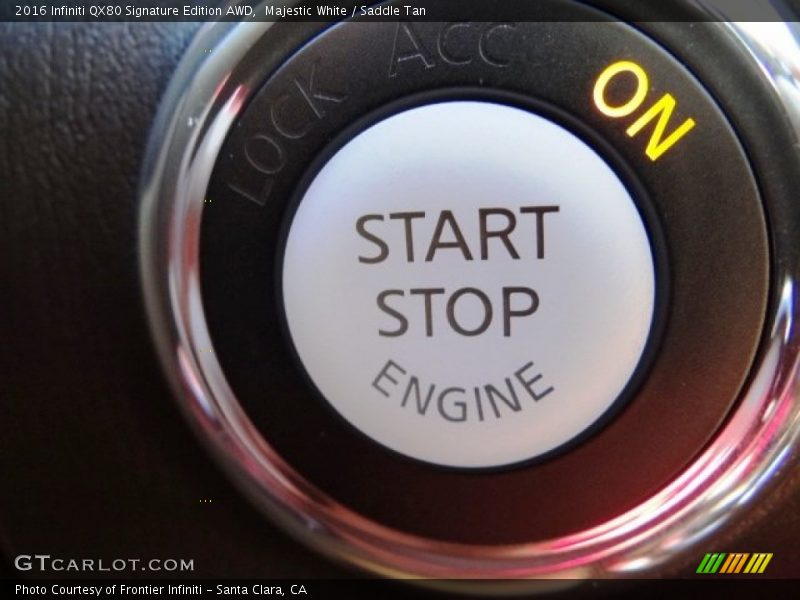 Controls of 2016 QX80 Signature Edition AWD