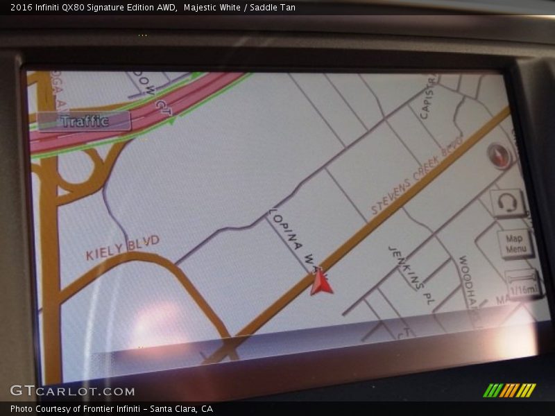 Navigation of 2016 QX80 Signature Edition AWD