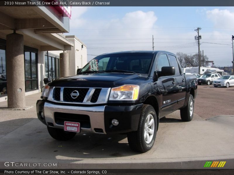 Galaxy Black / Charcoal 2010 Nissan Titan SE Crew Cab 4x4