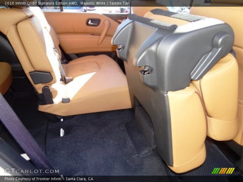 Rear Seat of 2016 QX80 Signature Edition AWD