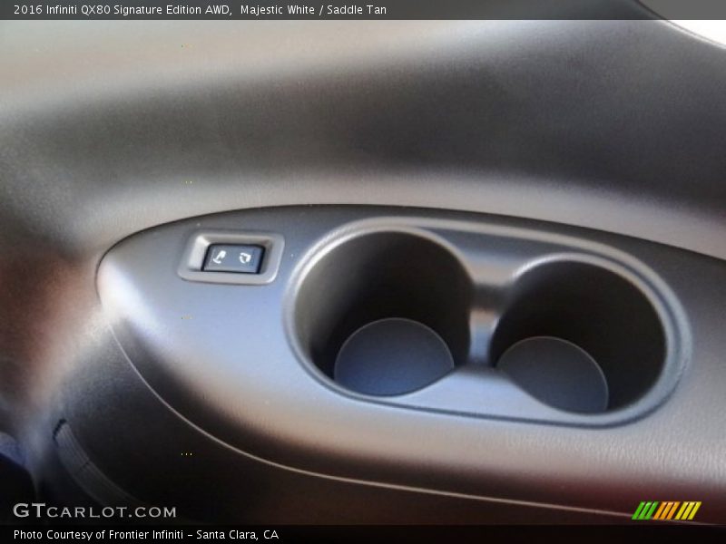 Majestic White / Saddle Tan 2016 Infiniti QX80 Signature Edition AWD