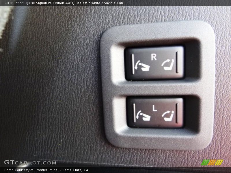 Controls of 2016 QX80 Signature Edition AWD