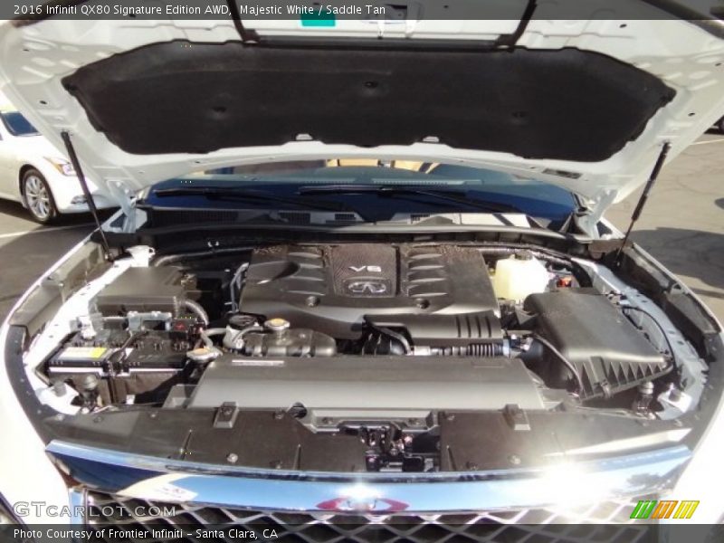  2016 QX80 Signature Edition AWD Engine - 5.6 Liter DOHC 32-Valve VVEL CVTCS V8