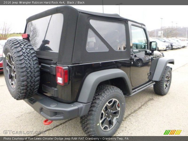 Black / Black 2016 Jeep Wrangler Rubicon Hard Rock 4x4