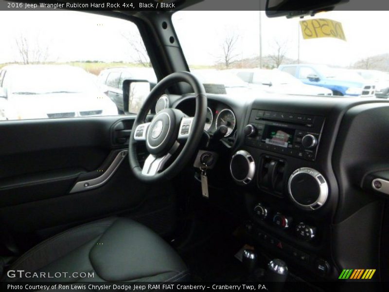 Black / Black 2016 Jeep Wrangler Rubicon Hard Rock 4x4