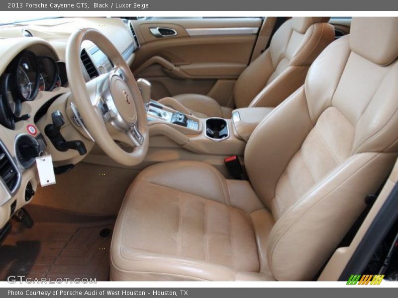 Black / Luxor Beige 2013 Porsche Cayenne GTS