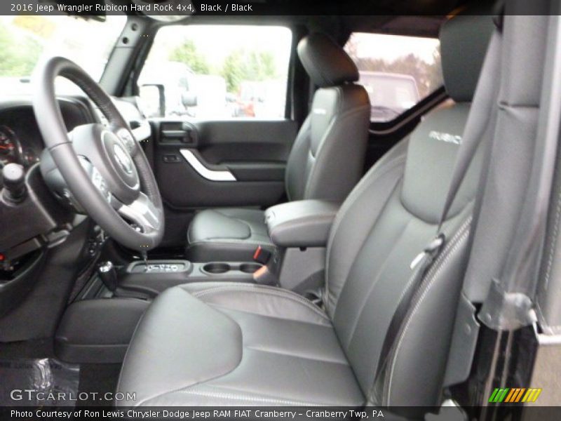 Black / Black 2016 Jeep Wrangler Rubicon Hard Rock 4x4