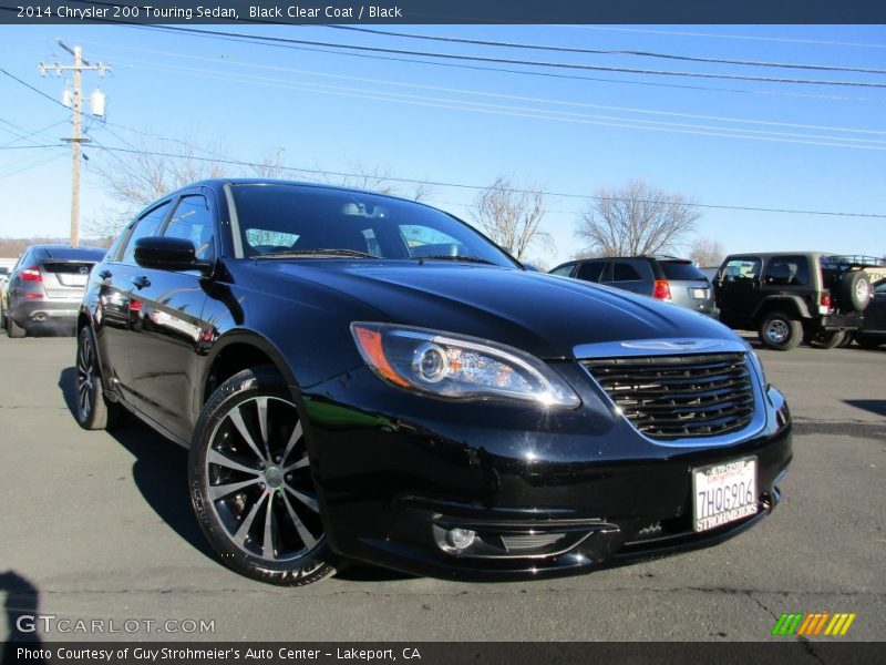 Black Clear Coat / Black 2014 Chrysler 200 Touring Sedan