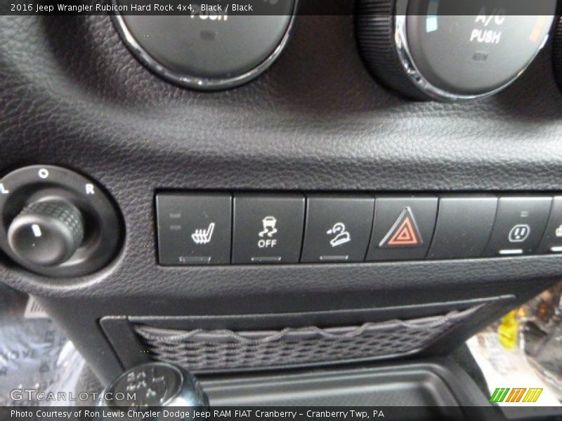 Black / Black 2016 Jeep Wrangler Rubicon Hard Rock 4x4
