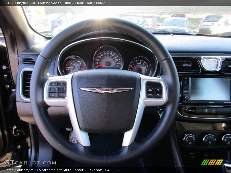 Black Clear Coat / Black 2014 Chrysler 200 Touring Sedan