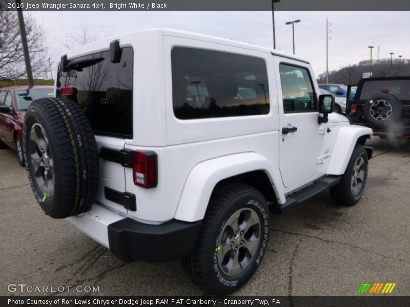 Bright White / Black 2016 Jeep Wrangler Sahara 4x4